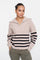 Geisha Damenpullover mit Streifenmuster