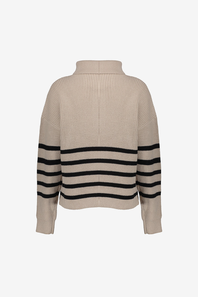 Geisha Damenpullover mit Streifenmuster