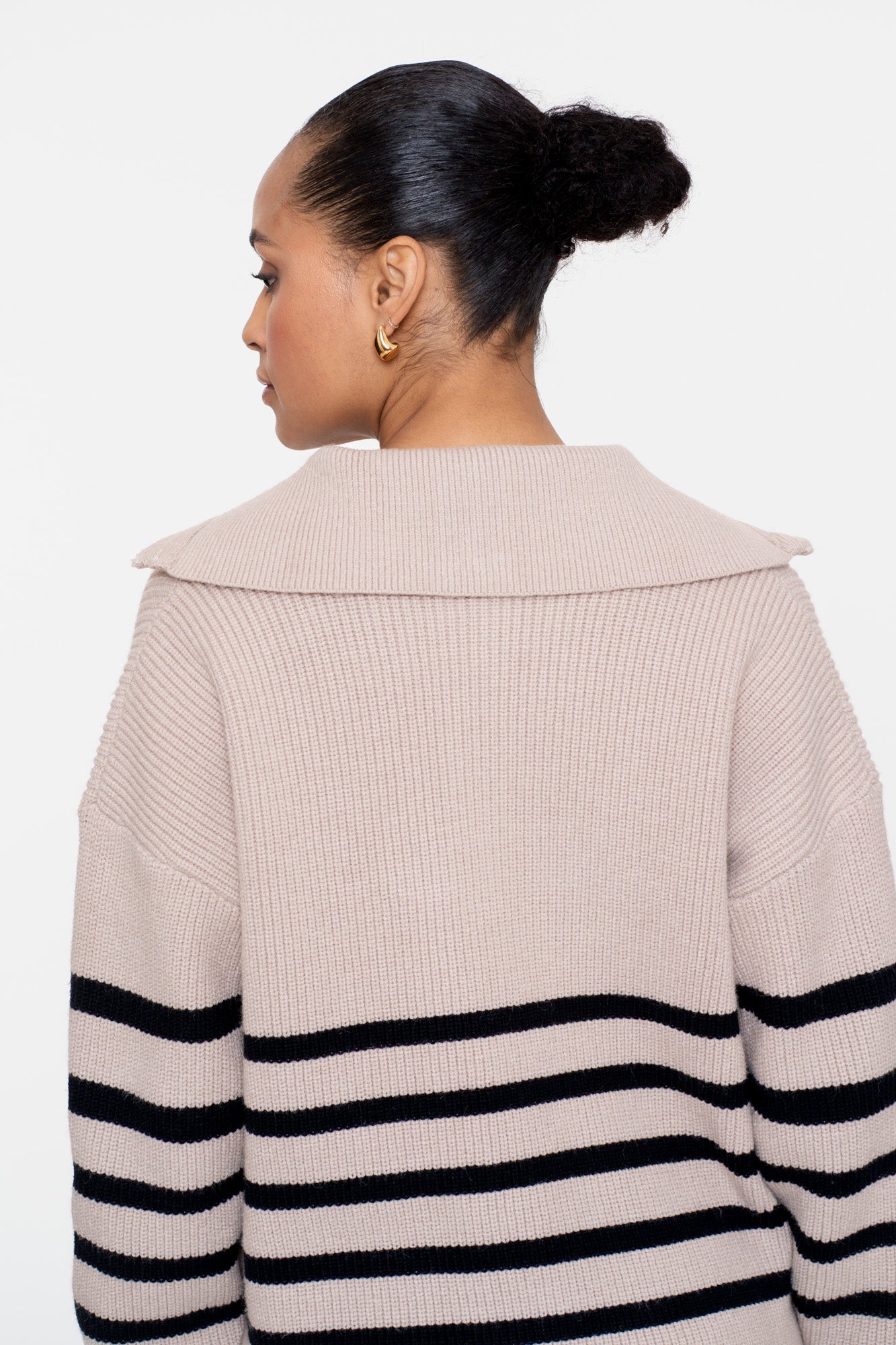 Geisha Damenpullover mit Streifenmuster