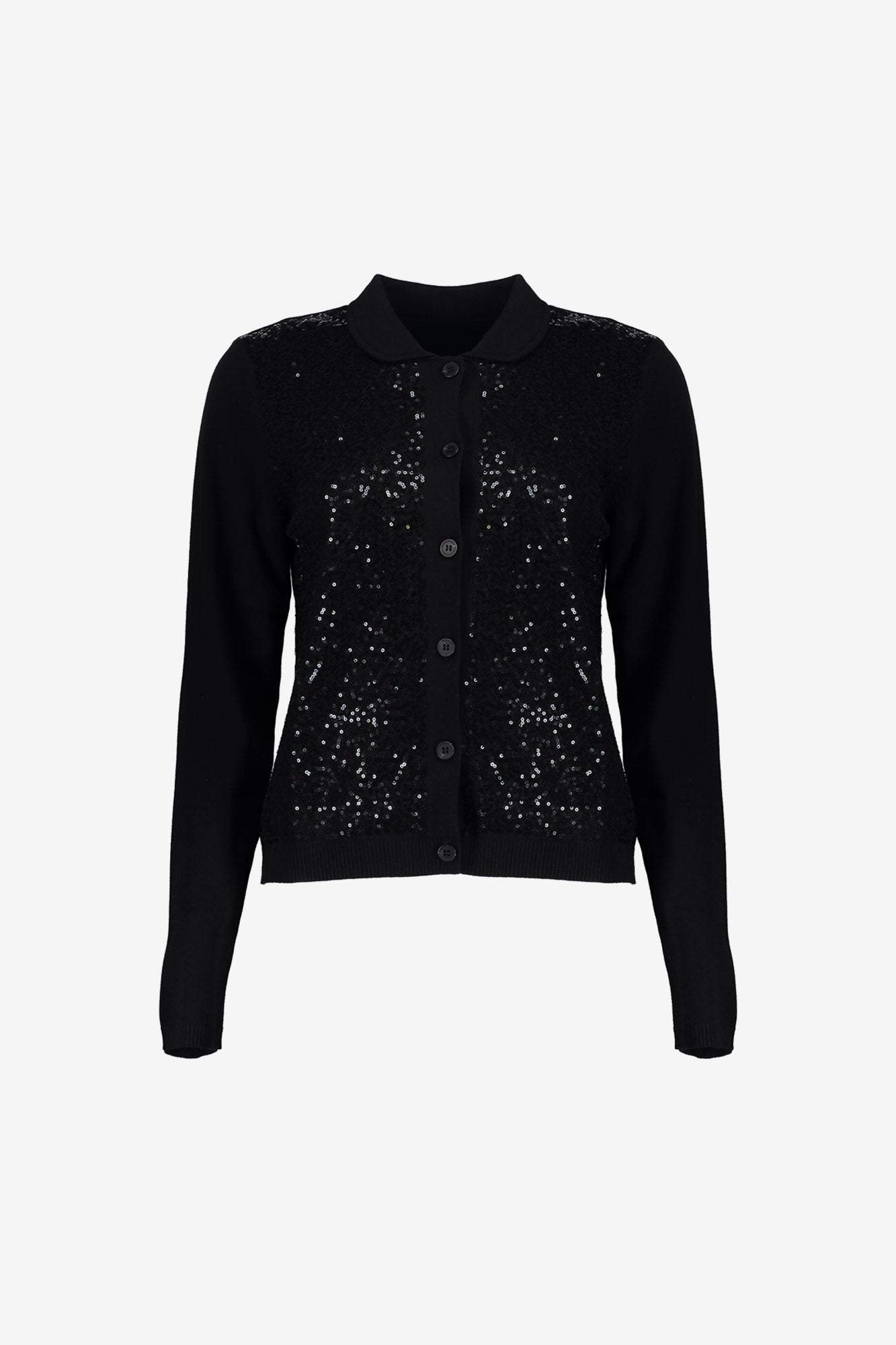 Geisha Damen-Strickjacke mit Pailletten