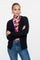 Geisha Damen-Basic-Strickjacke