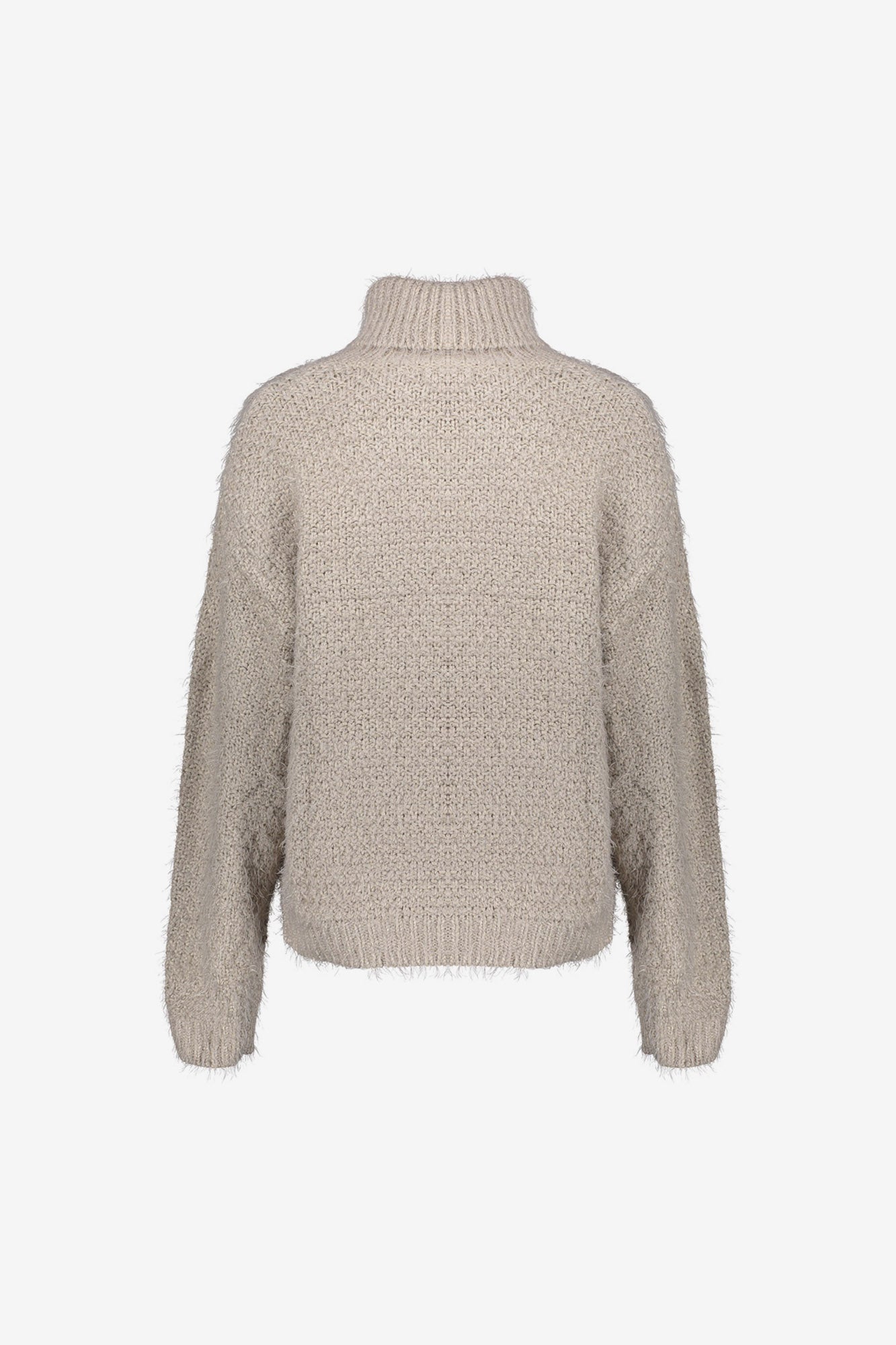 Geisha Damen Zopfpullover mit Turtleneck
