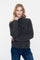 Geisha Damen-Zopfpullover mit Rollkragen