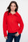 Geisha Damen-Strickpullover mit hohem Reißverschlusskragen