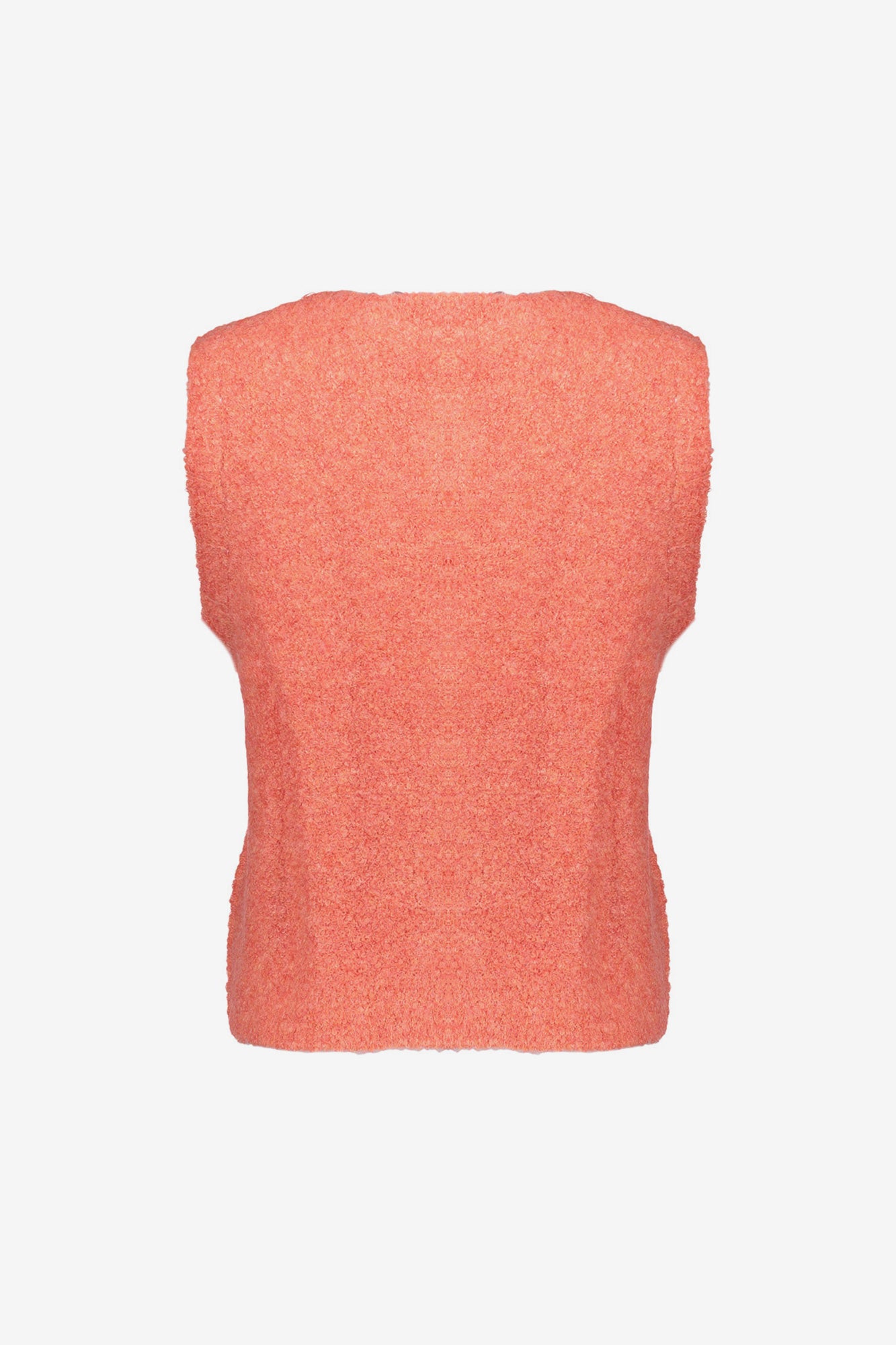 Geisha Damen-Bouclé-Gilet mit auffälligen Knöpfen