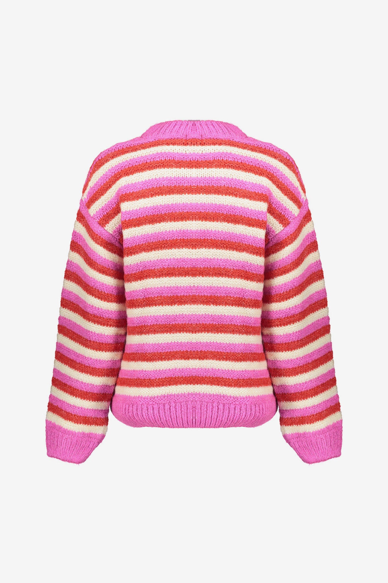 Geisha Damenpullover mit bunten Streifen