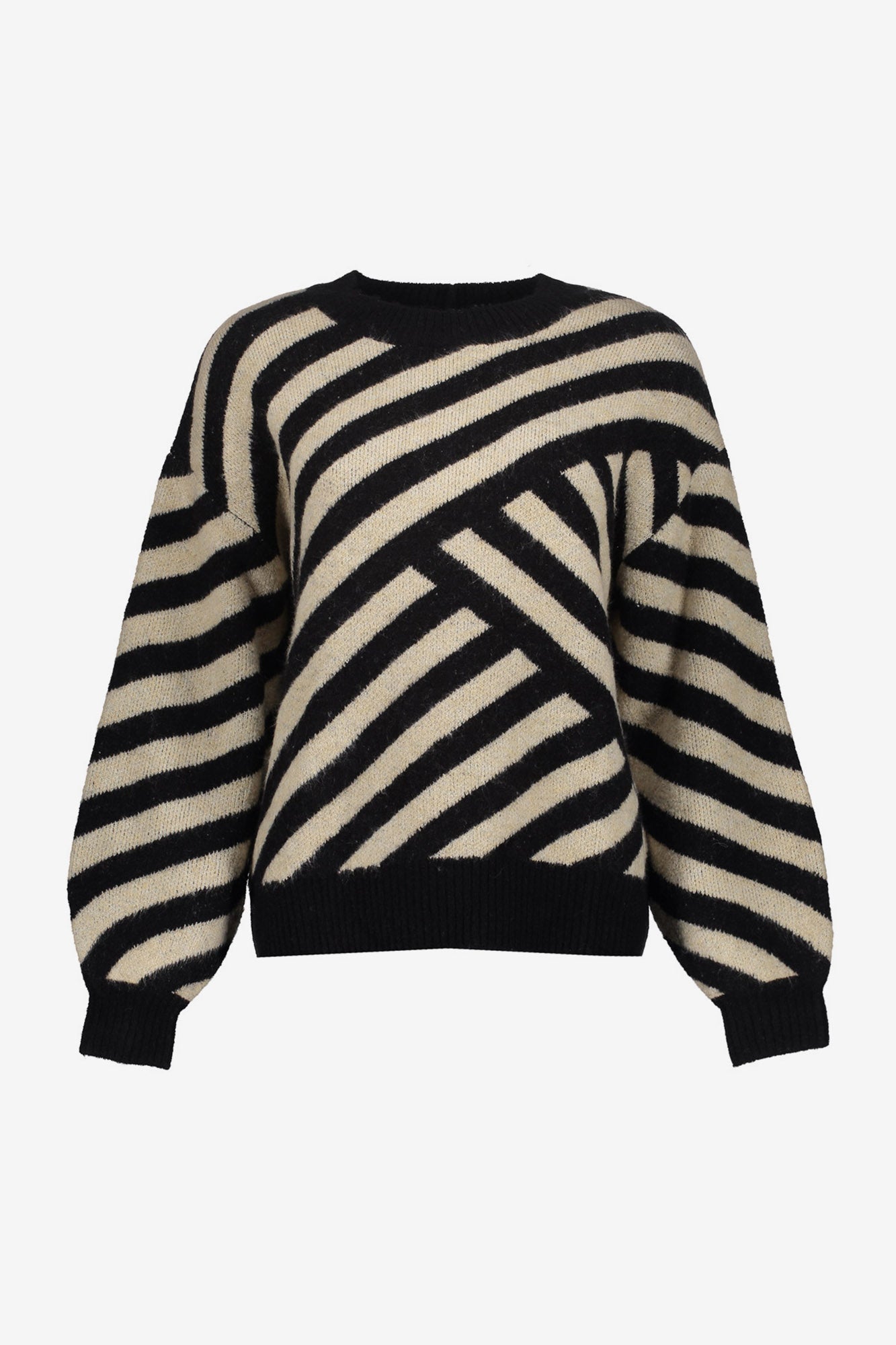 Geisha Damenpullover mit Streifenmuster