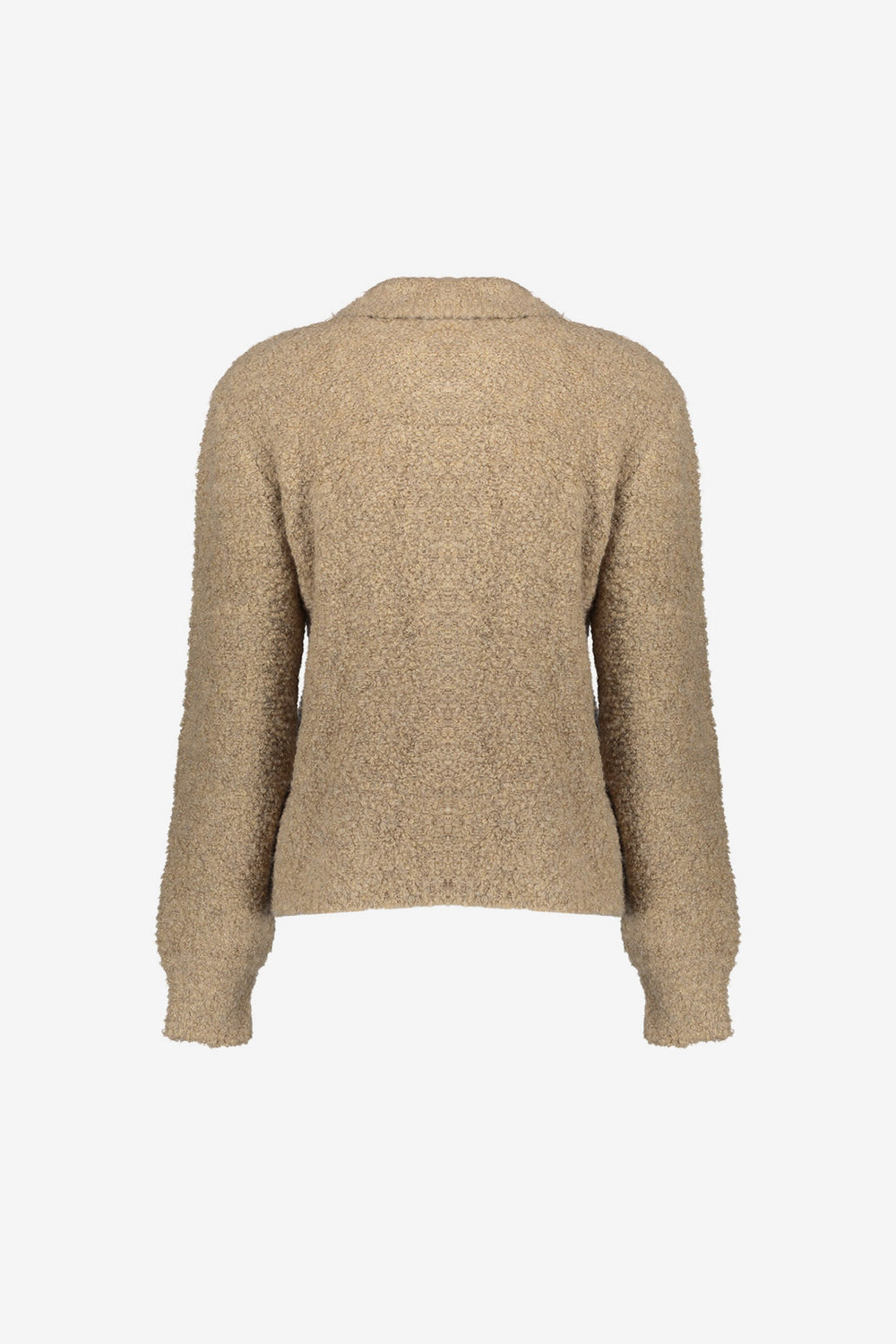Geisha Damen-Strickjacke in Wolloptik mit Reißverschluss