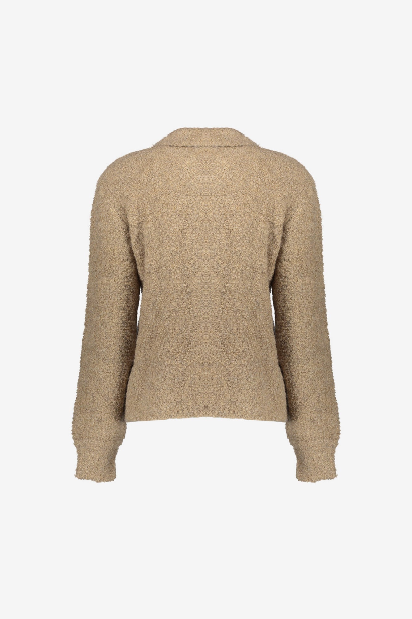 Geisha Damen-Strickjacke in Wolloptik mit Reißverschluss
