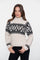 Geisha Damen-Strickpullover mit nordischem Muster