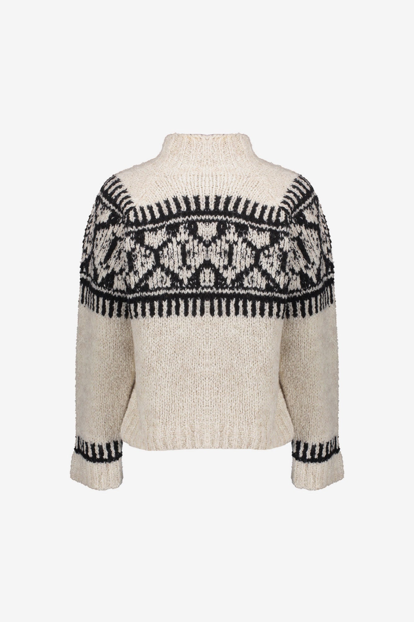 Geisha Damen-Strickpullover mit nordischem Muster