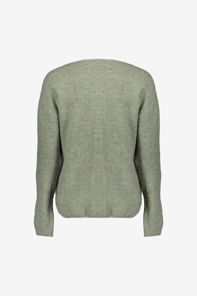 Geisha Damen einfarbige Strickjacke