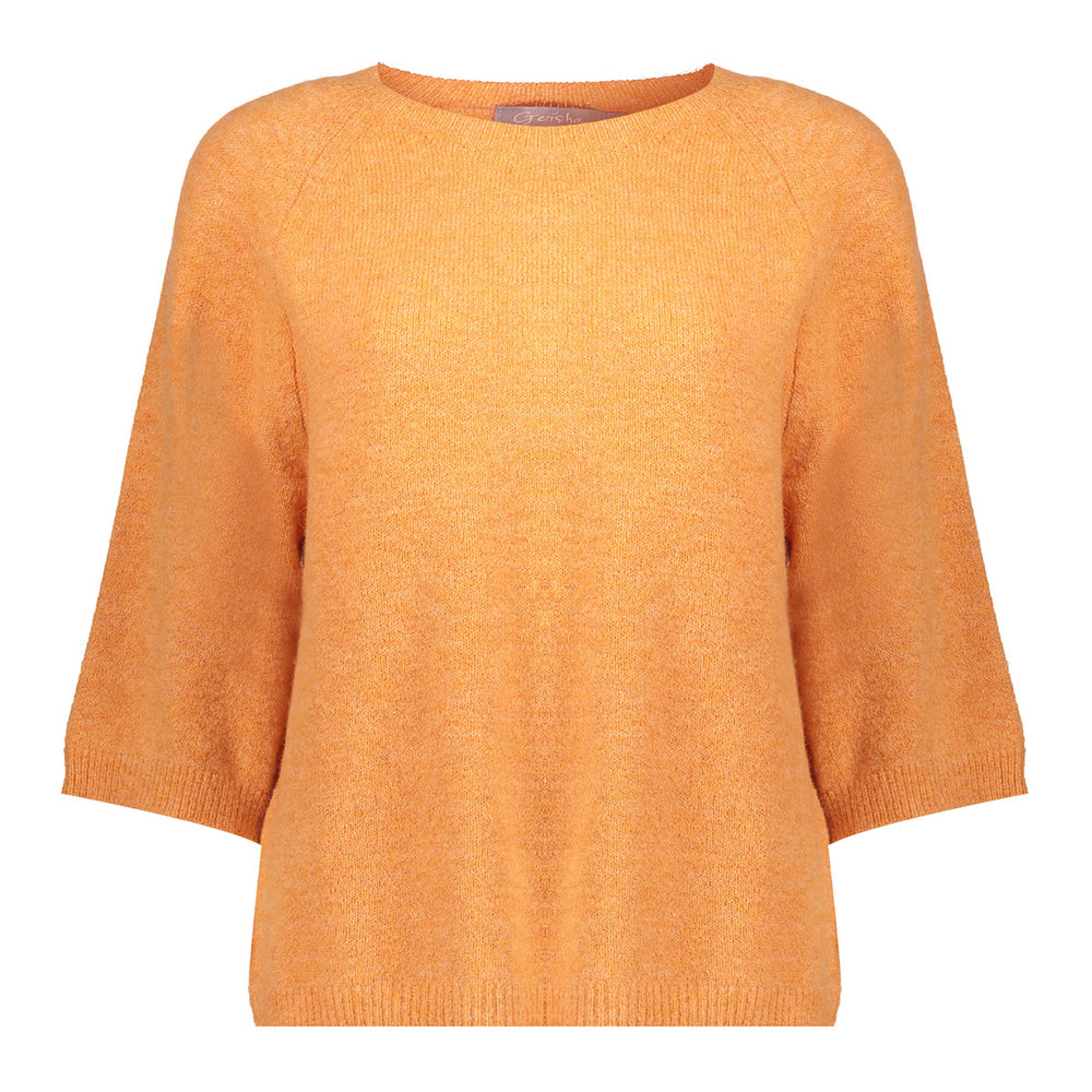 Geisha Damenpullover mit 3/4 weiten Ärmeln