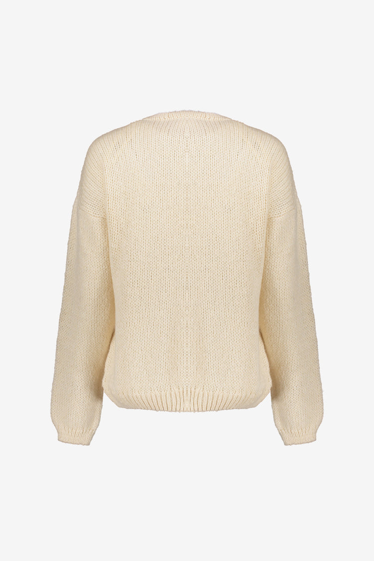 Geisha Damen-Basic-Strickjacke in Unifarbe