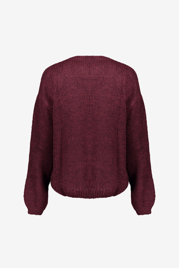 Geisha Damen-Basic-Strickjacke in Unifarbe