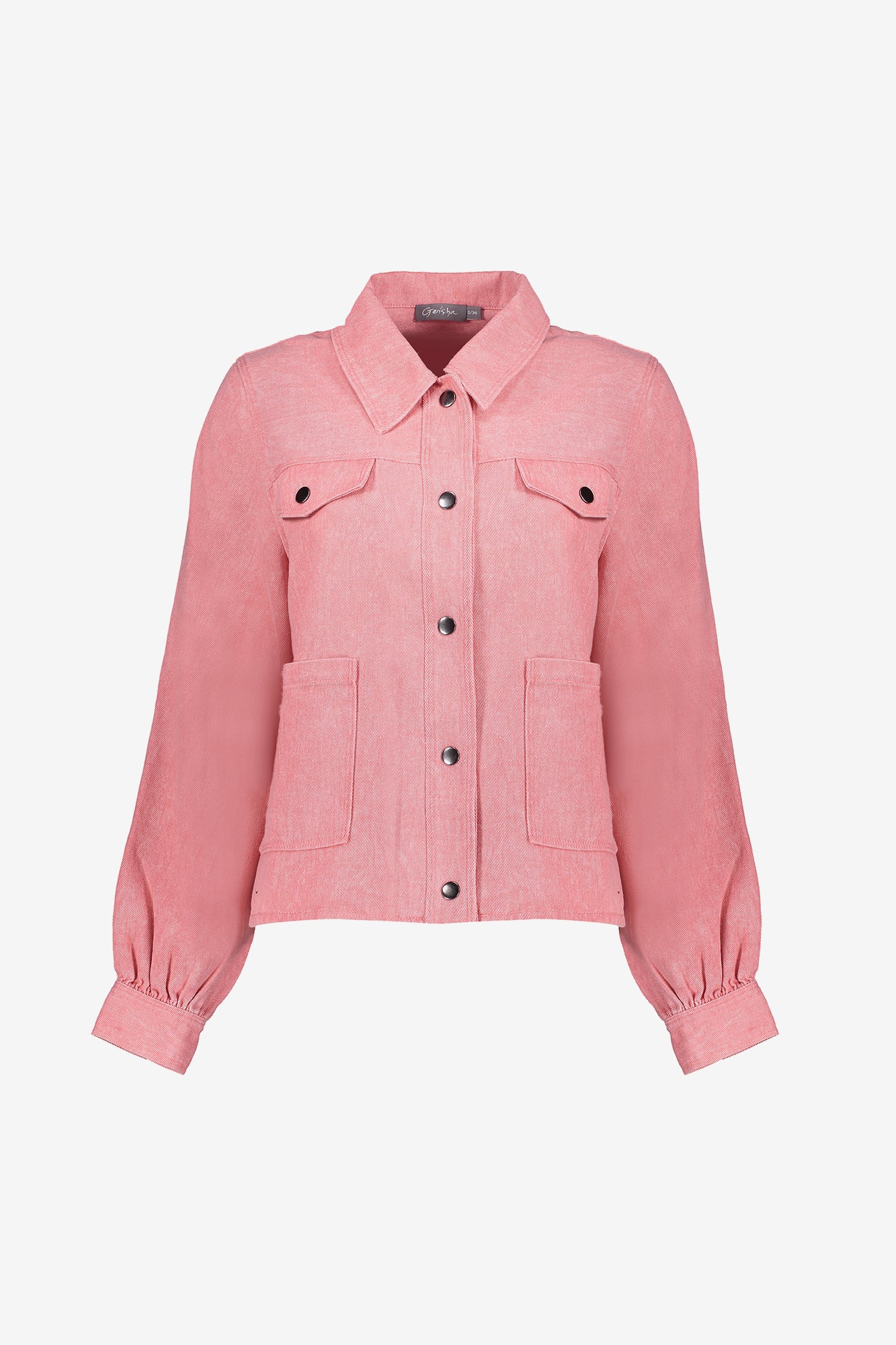 Geisha Fashion Damen Jacke rosa melange