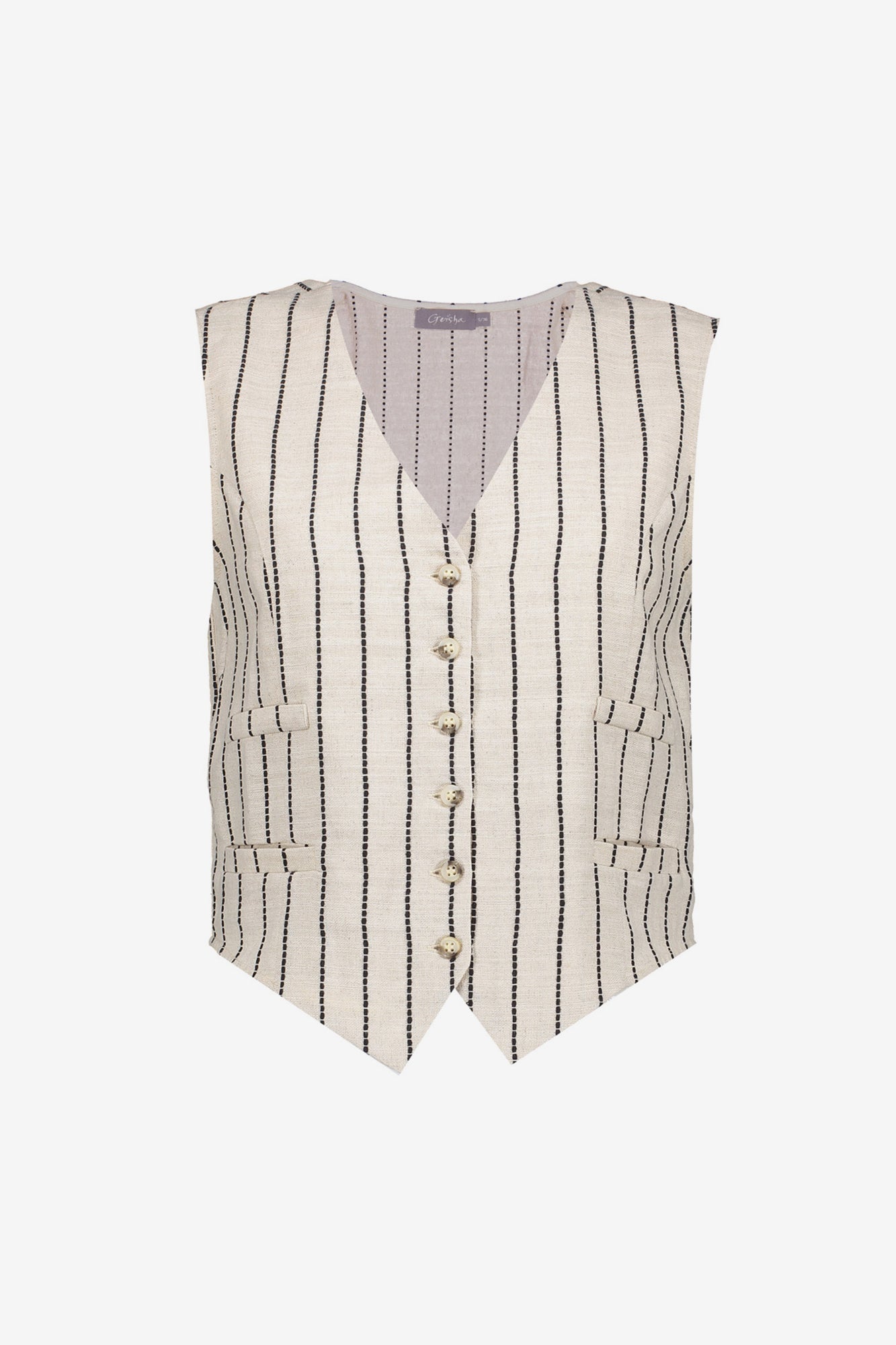 Geisha Fashion Damen gestreiftes Gilet