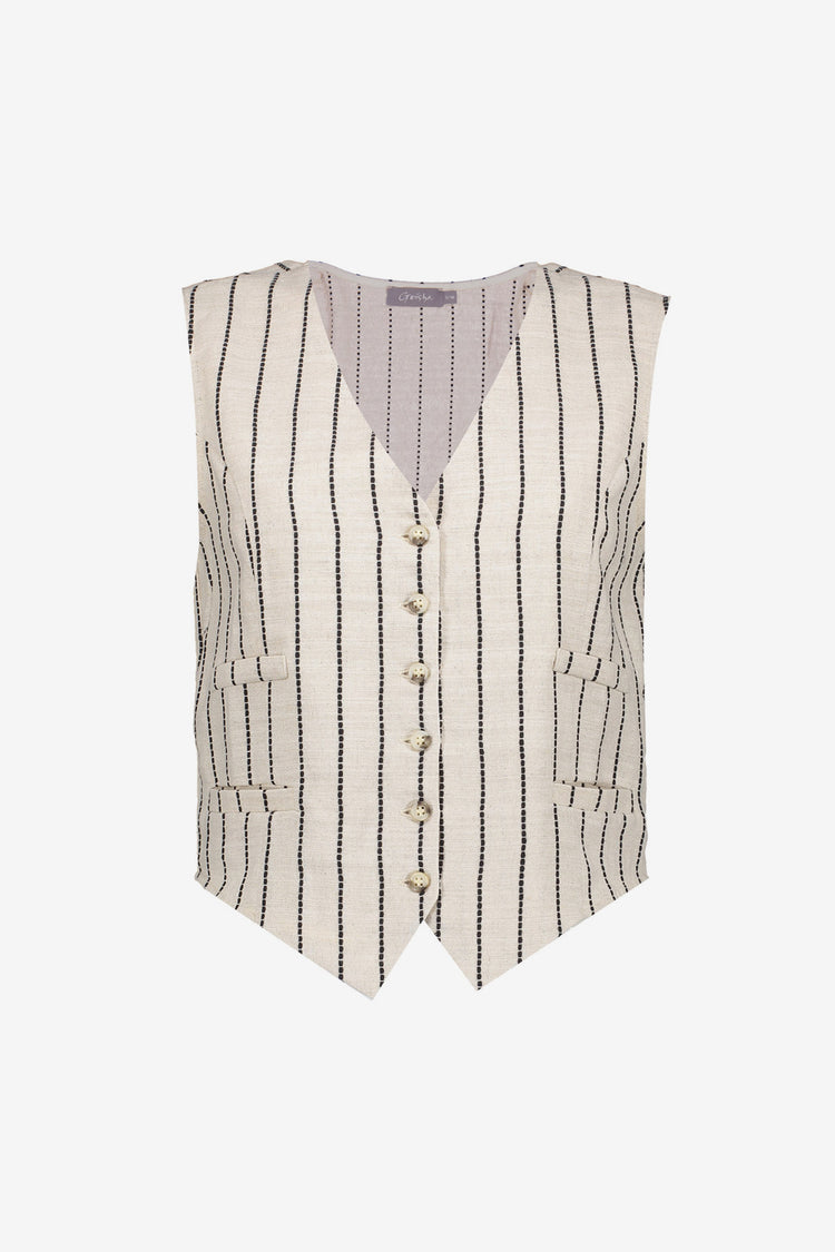 Geisha Fashion Damen gestreiftes Gilet