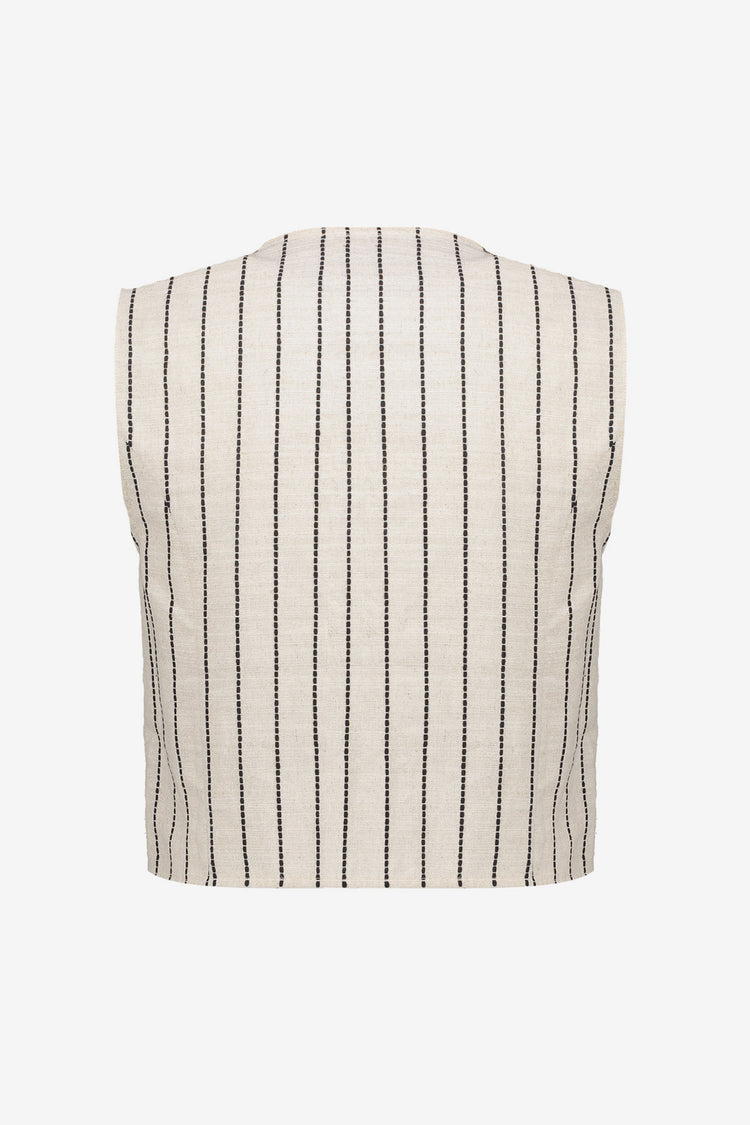 Geisha Fashion Damen gestreiftes Gilet