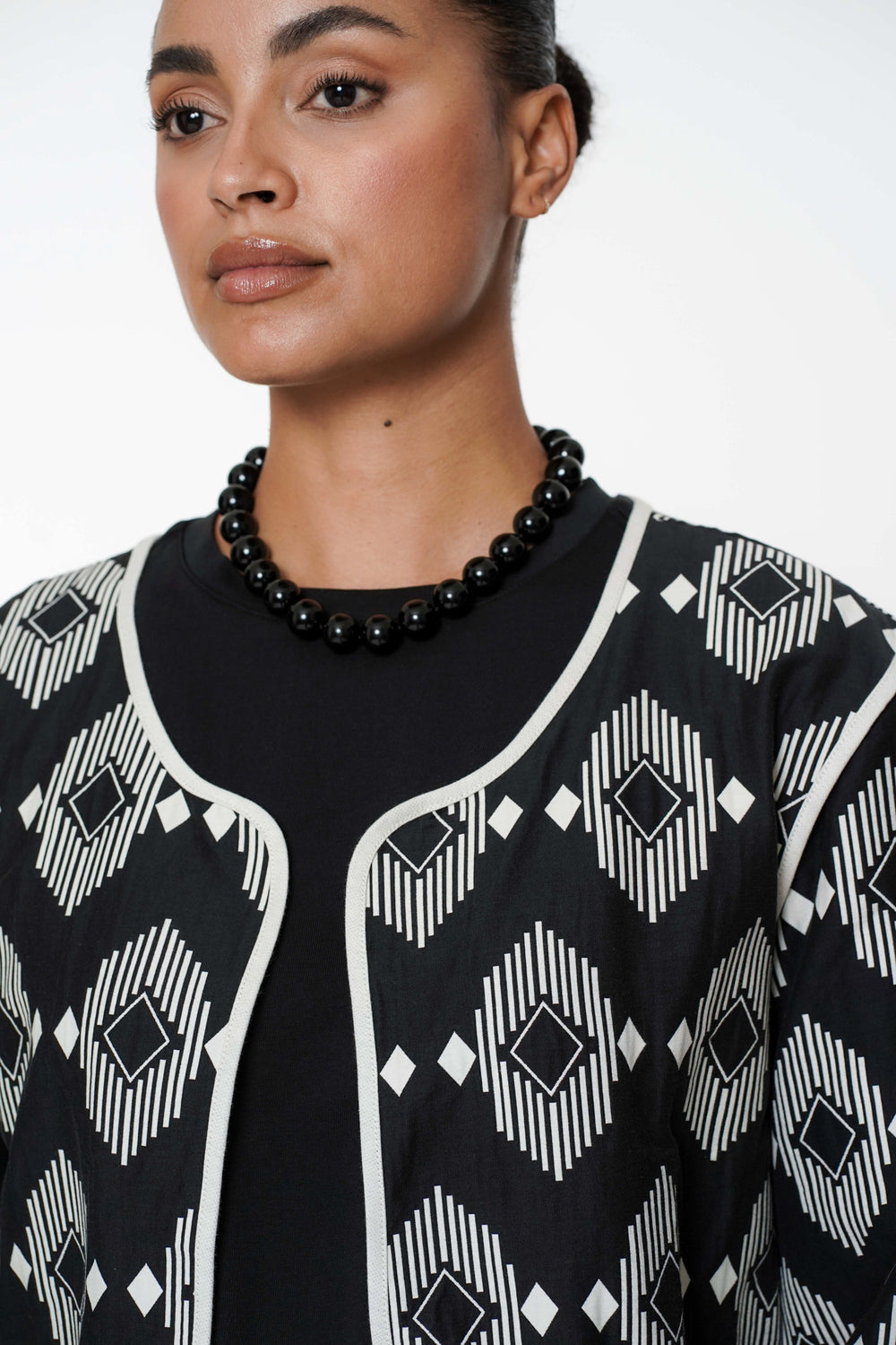 Geisha Fashion Damen Grafik-Cardigan
