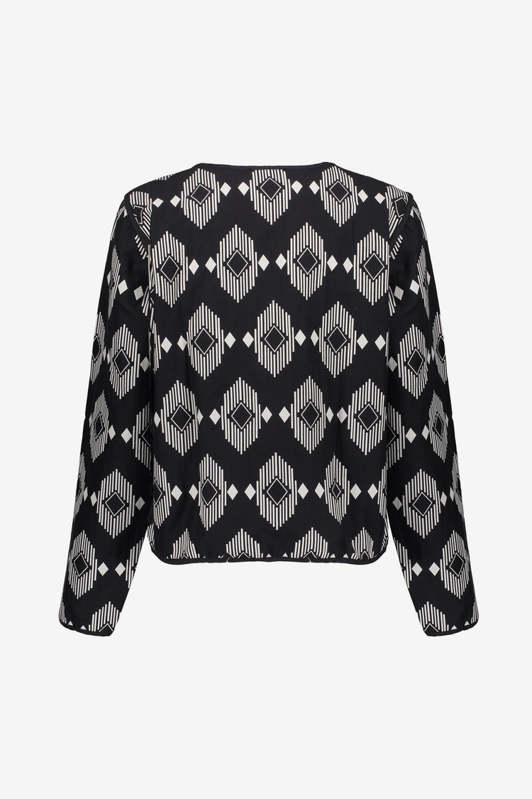 Geisha Fashion Damen Grafik-Cardigan