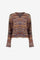 Geisha Damen-Mohair-Strickjacke mit Streifen