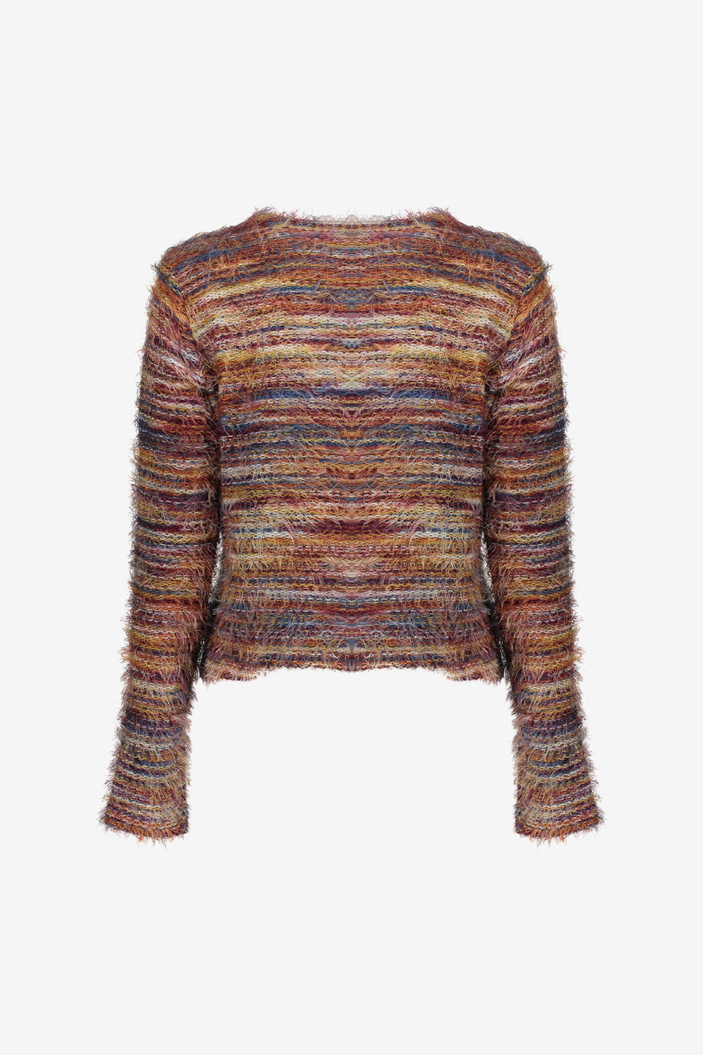 Geisha Damen-Mohair-Strickjacke mit Streifen