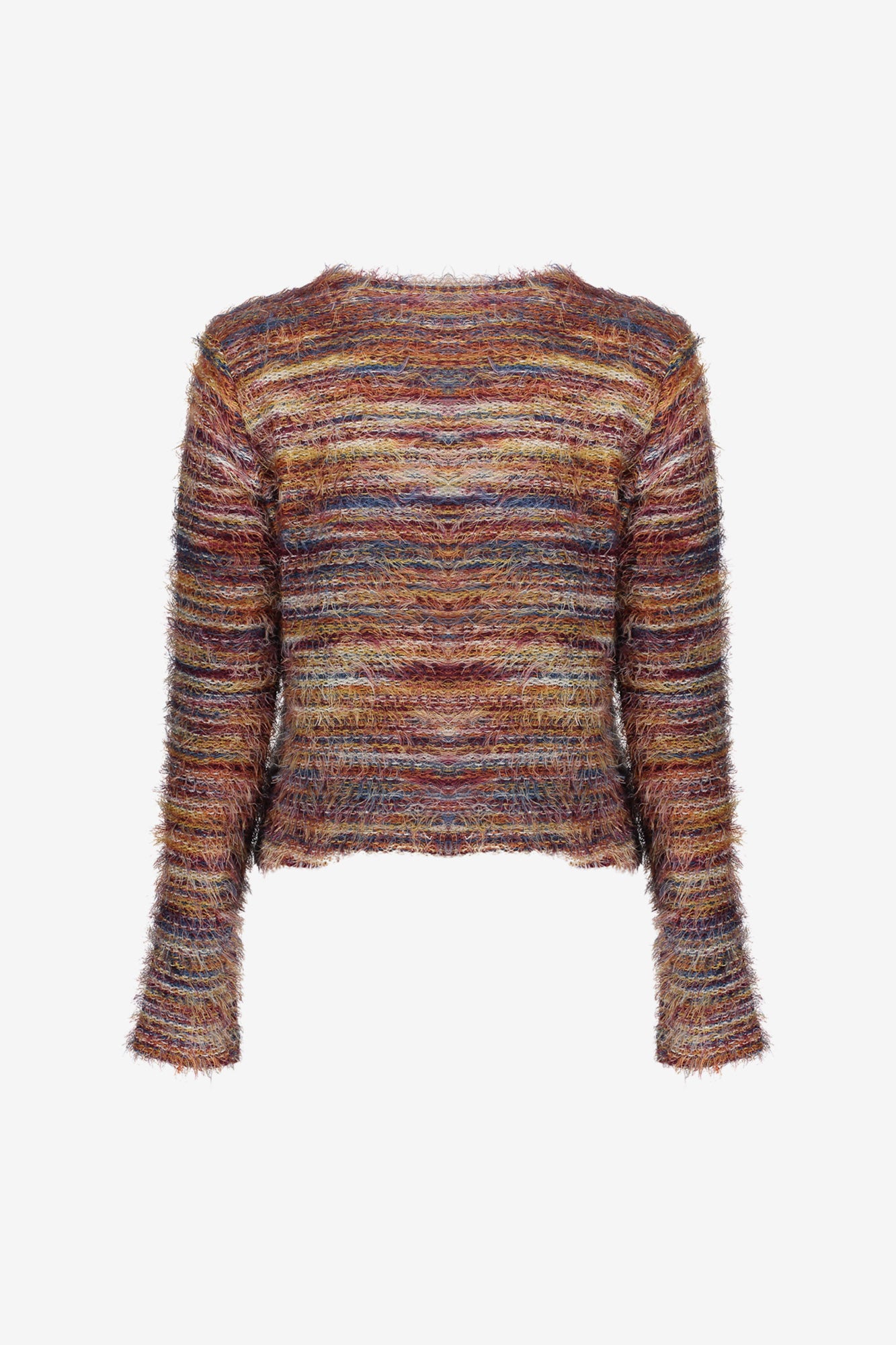 Geisha Damen-Mohair-Strickjacke mit Streifen