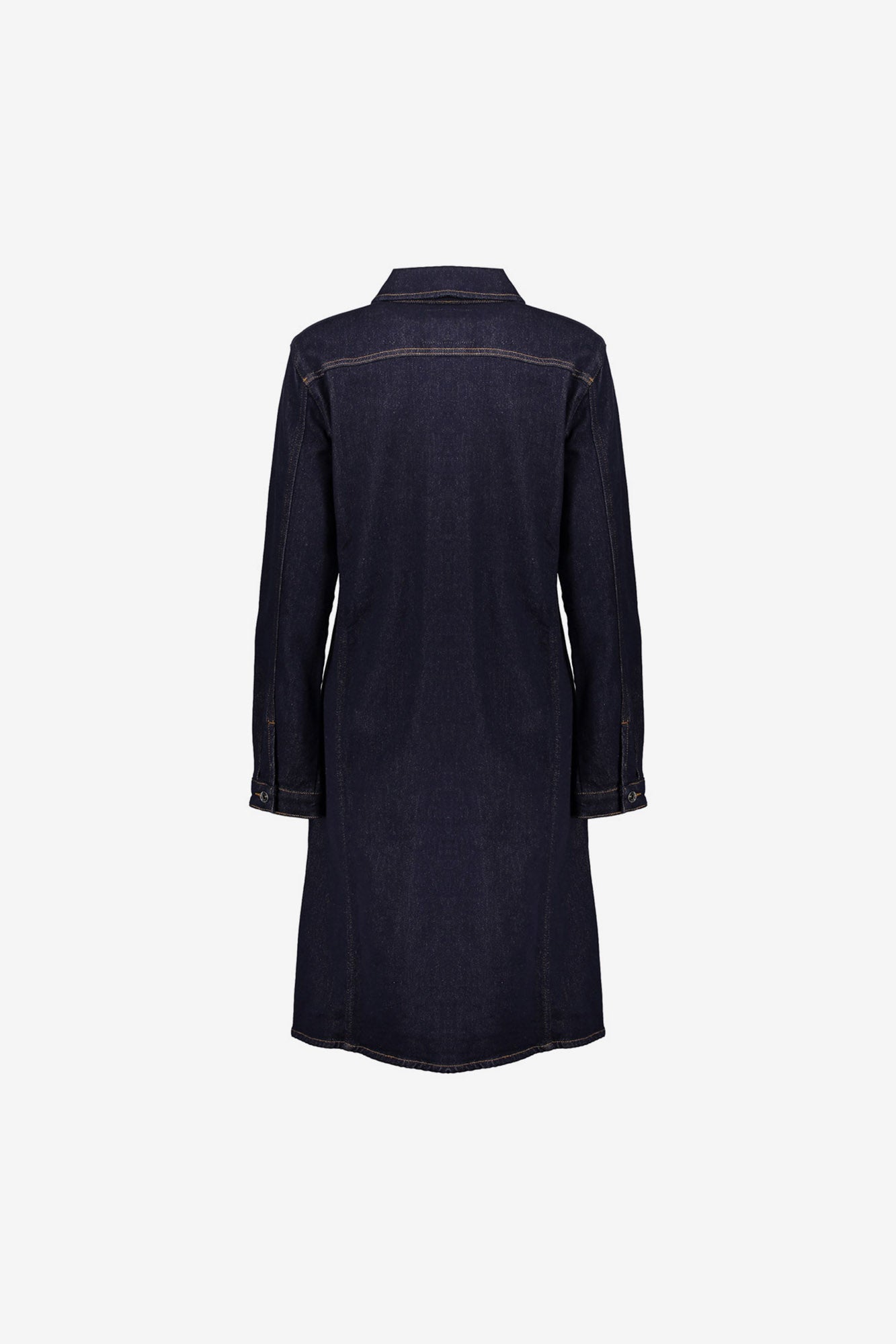 Geisha Damen-Midikleid aus Denim mit aufgesetzten Taschen