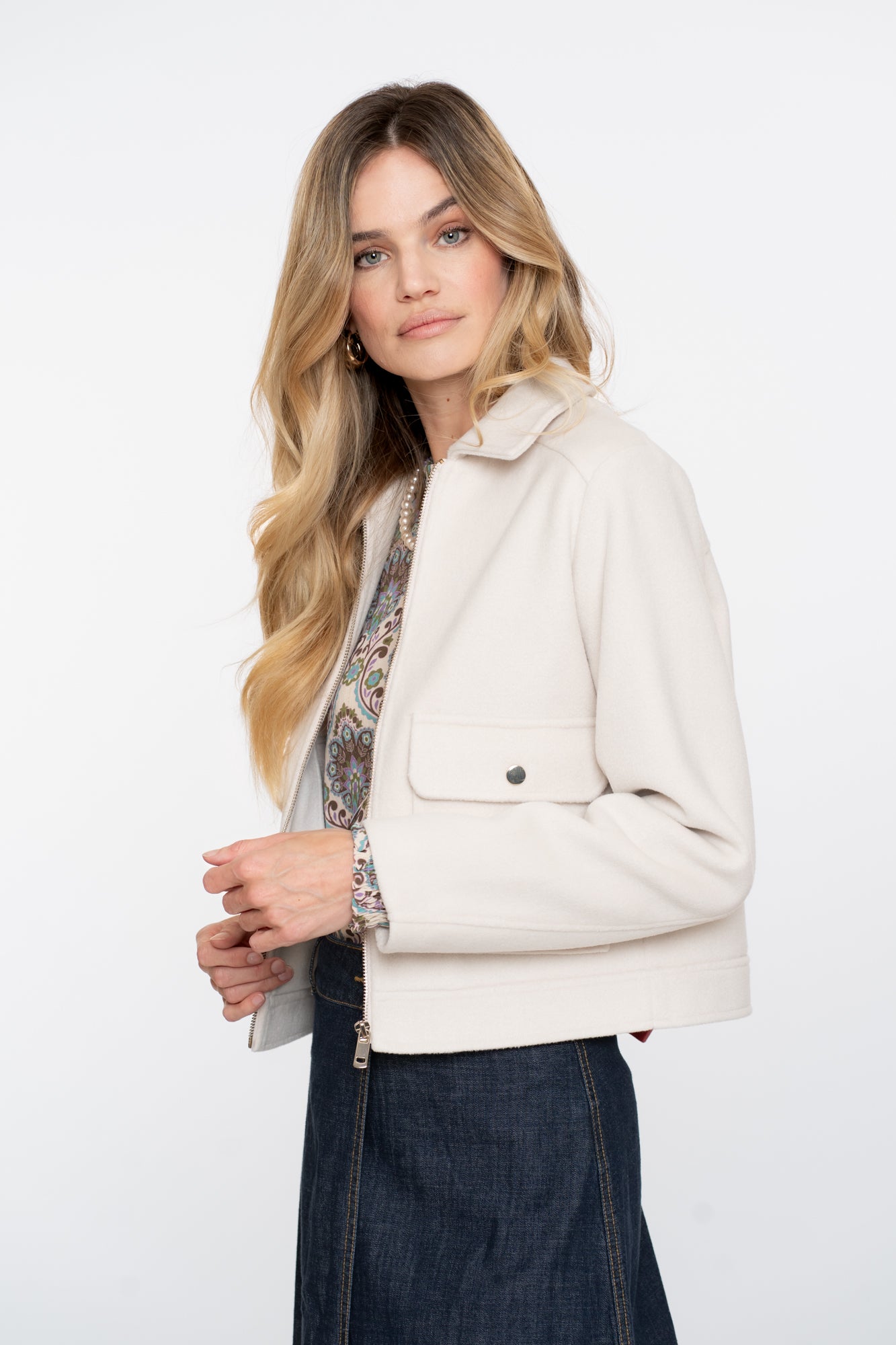 Geisha Damen-Boxy-Jacke