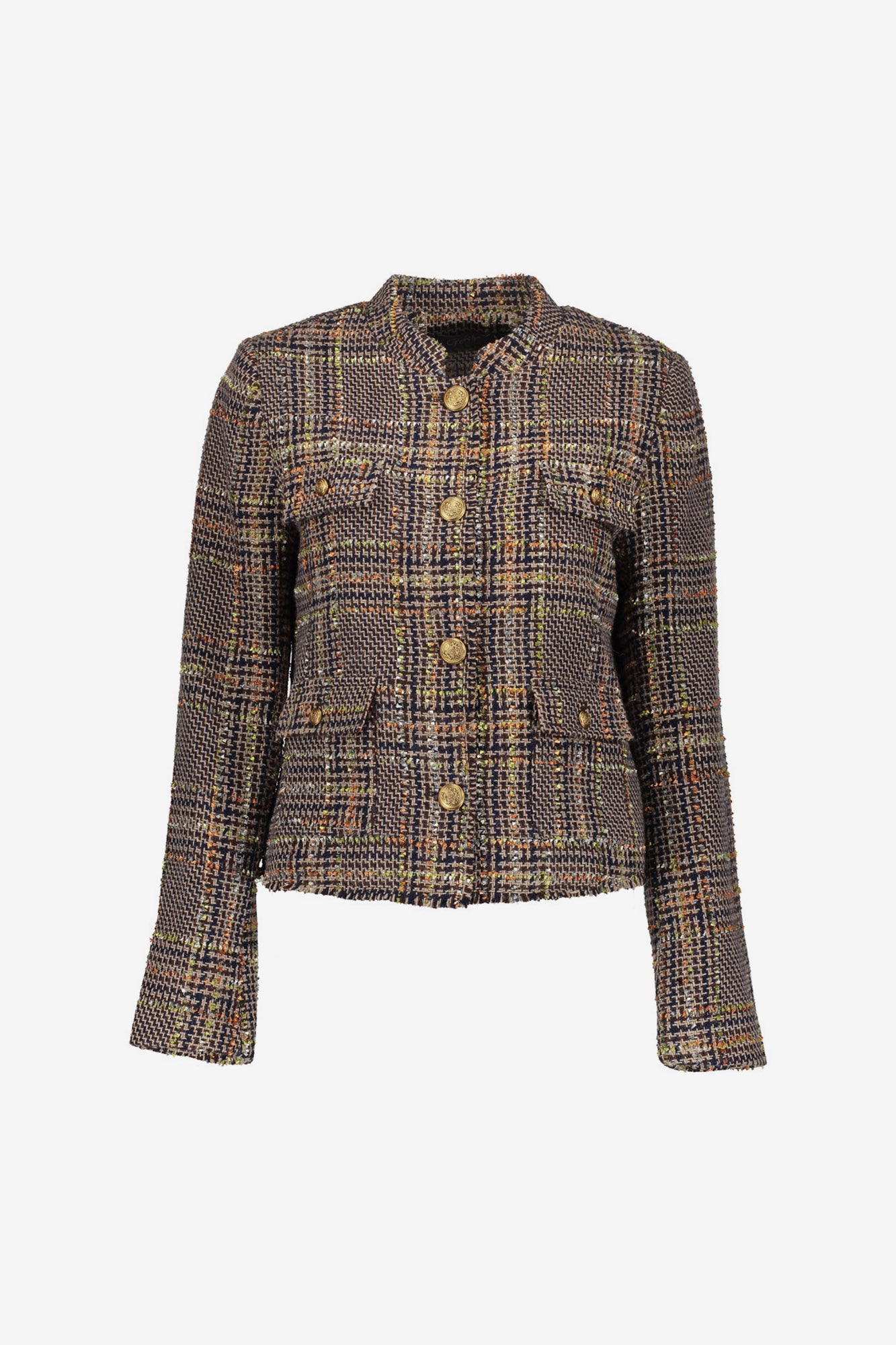 Geisha Damen-Multicolor-Tweedjacke