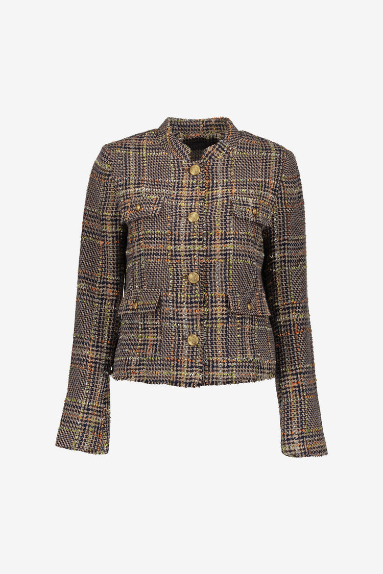 Geisha Damen-Multicolor-Tweedjacke