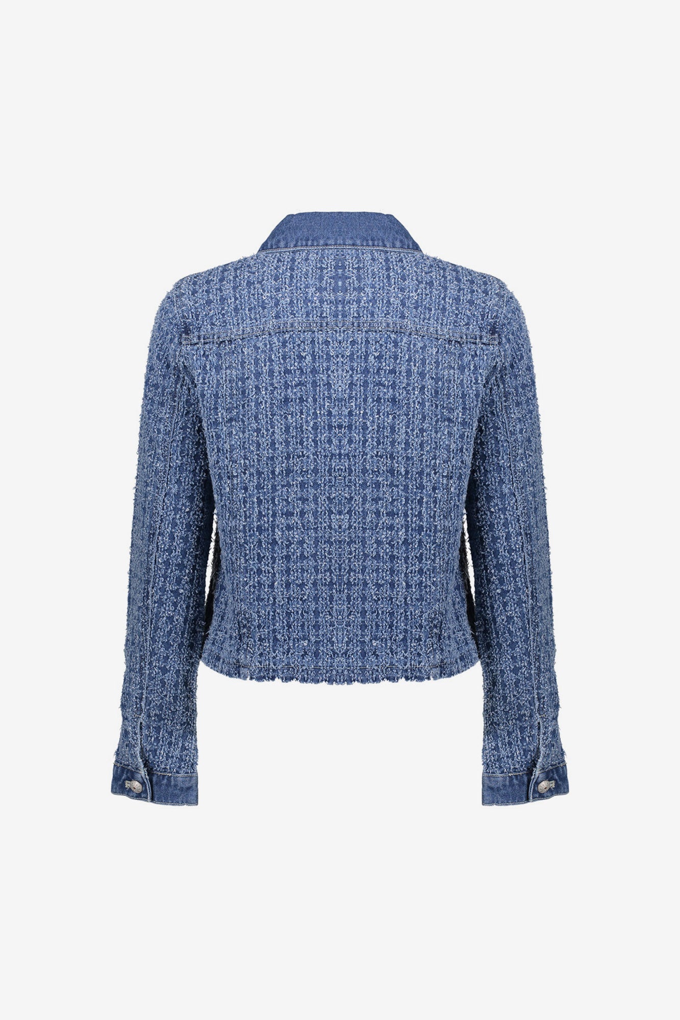 Geisha Damen-Bouclé-Denimjacke