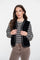Geisha Damen Teddy-Weste mit gewebter Paspel