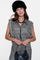 Geisha Damen-Gilet mit Karomuster