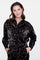 Geisha Damenjacke mit Leoprint