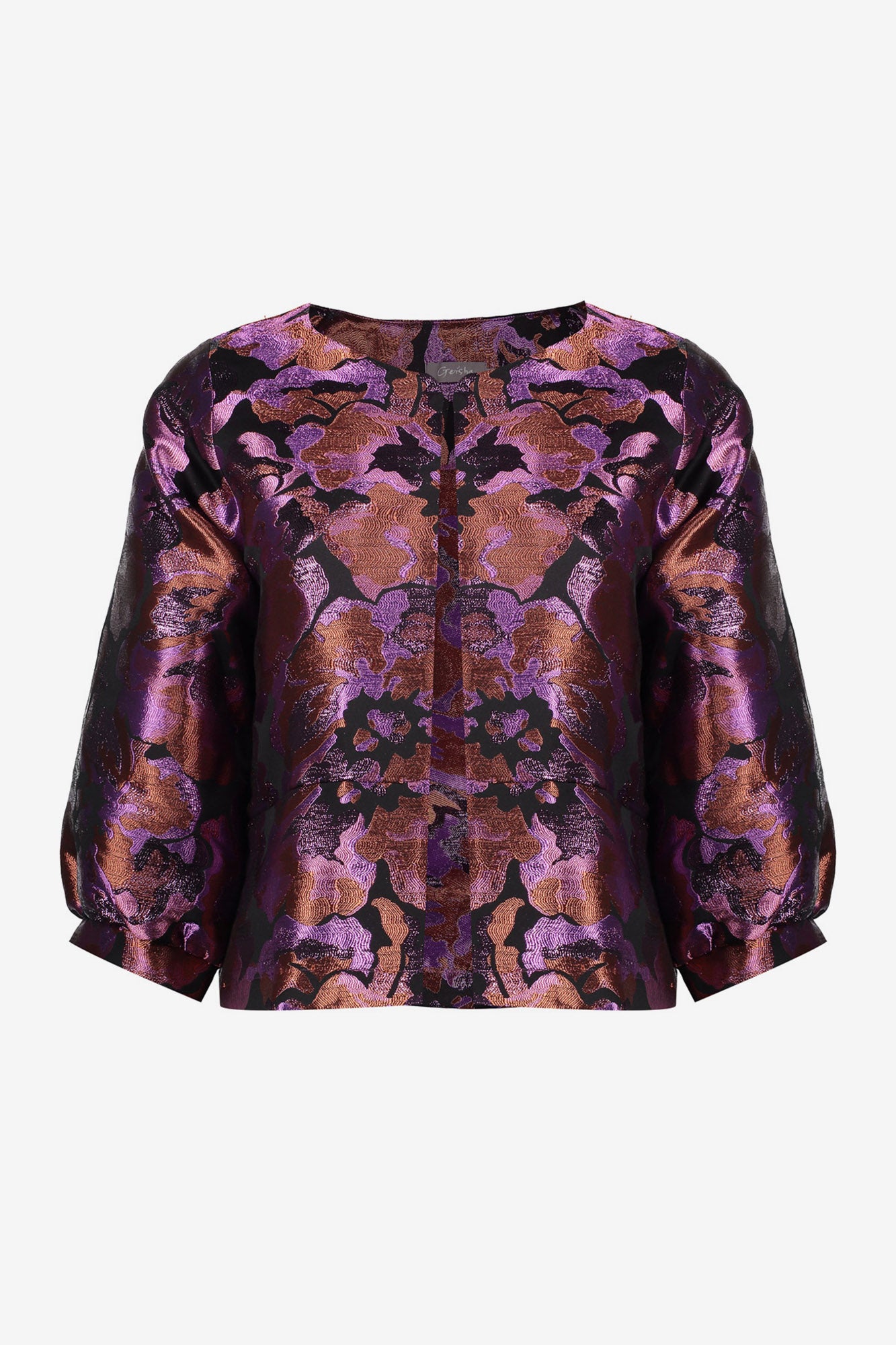 Geisha Damen-Glanzjacke mit Print