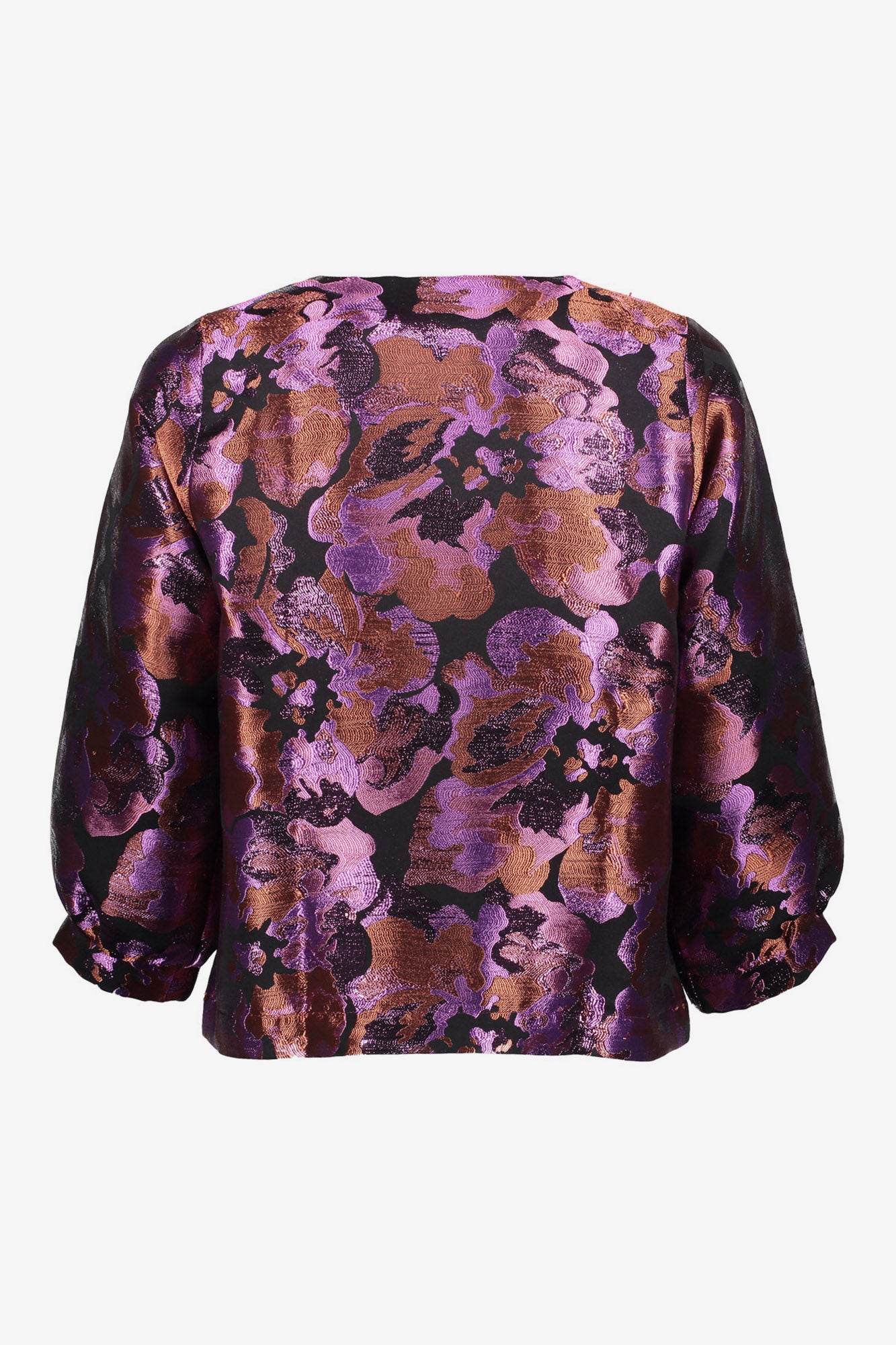 Geisha Damen-Glanzjacke mit Print