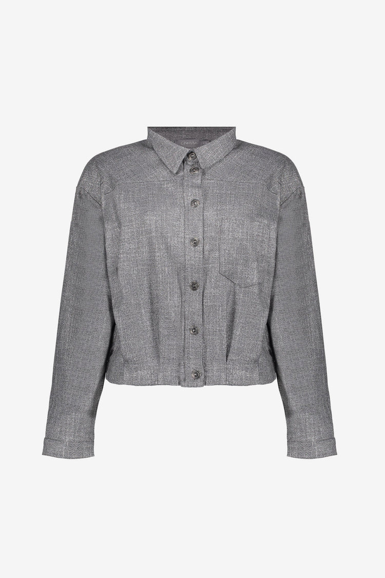 Geisha Damenkurzjacke im melierten Look