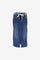 Geisha Fashion denim skirt with pockets, displayed against white background.