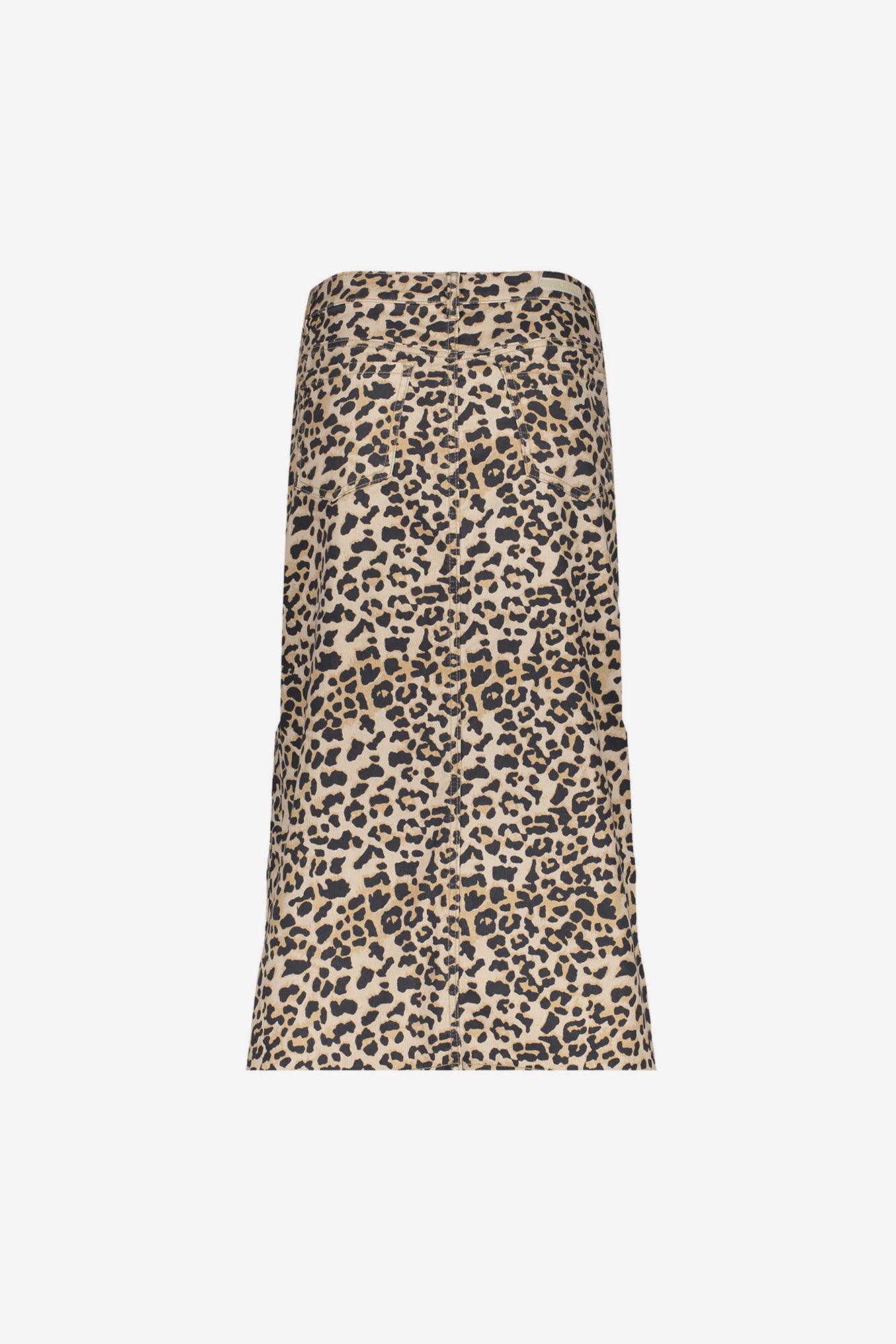 Geisha Fashion Damen Leopard Rock mit Schlitz