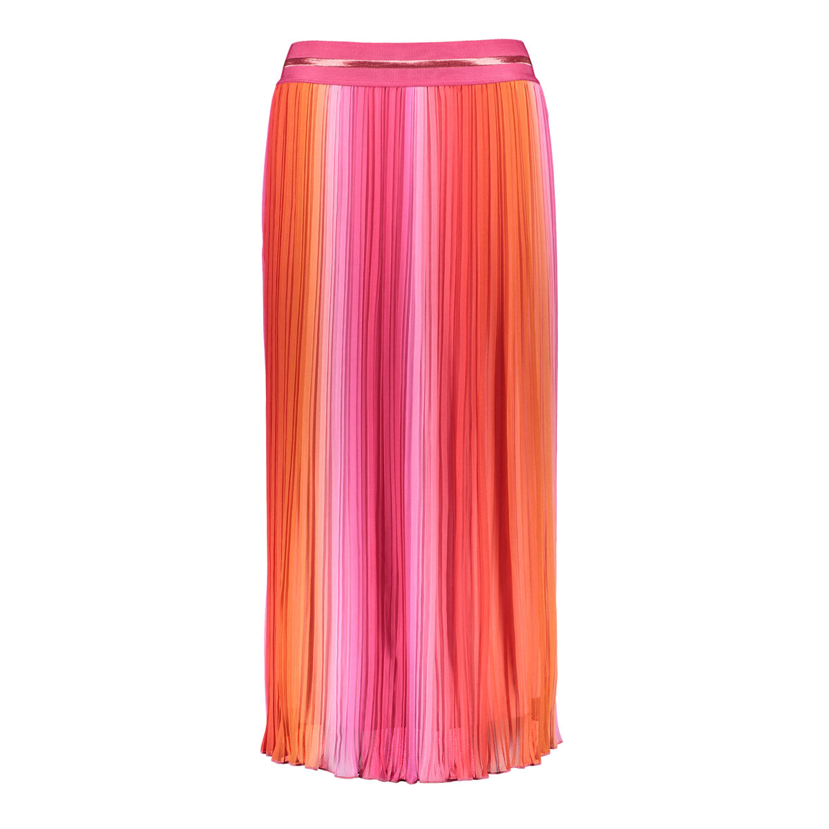 Geisha Fashion Damen bunte Plisseerock