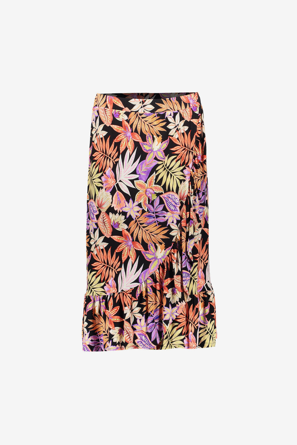 Geisha Fashion Damenrock mit buntem Print