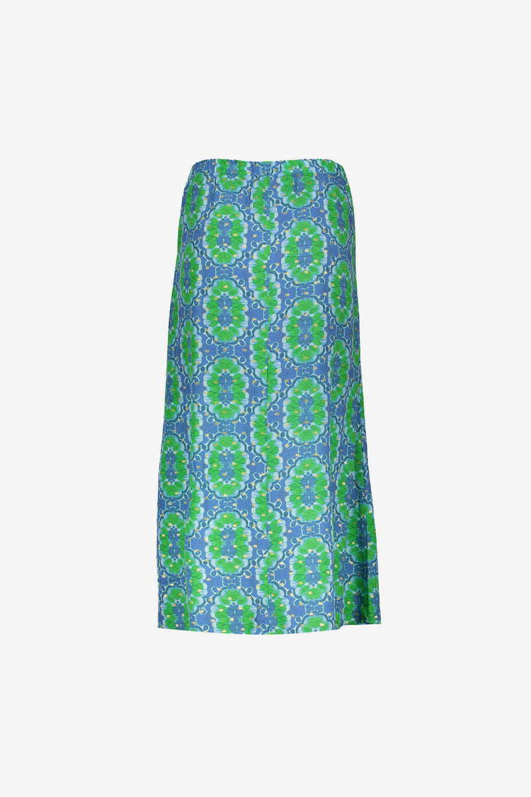 Geisha Fashion Damen Midi-Rock mit Kachel-Dessin und Lurex