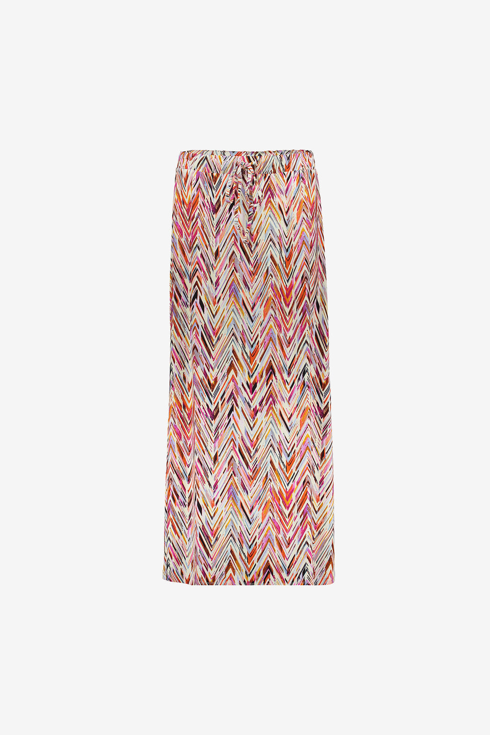 Geisha dames Jersey maxi-rok met print