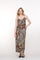 Geisha Damen Jersey-Maxirock mit Print
