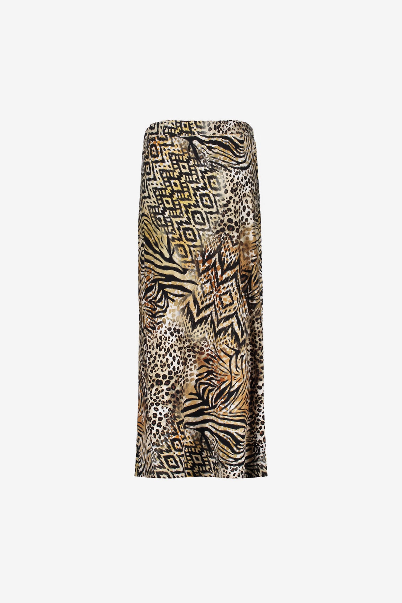 Geisha dames Jersey maxi-rok met print