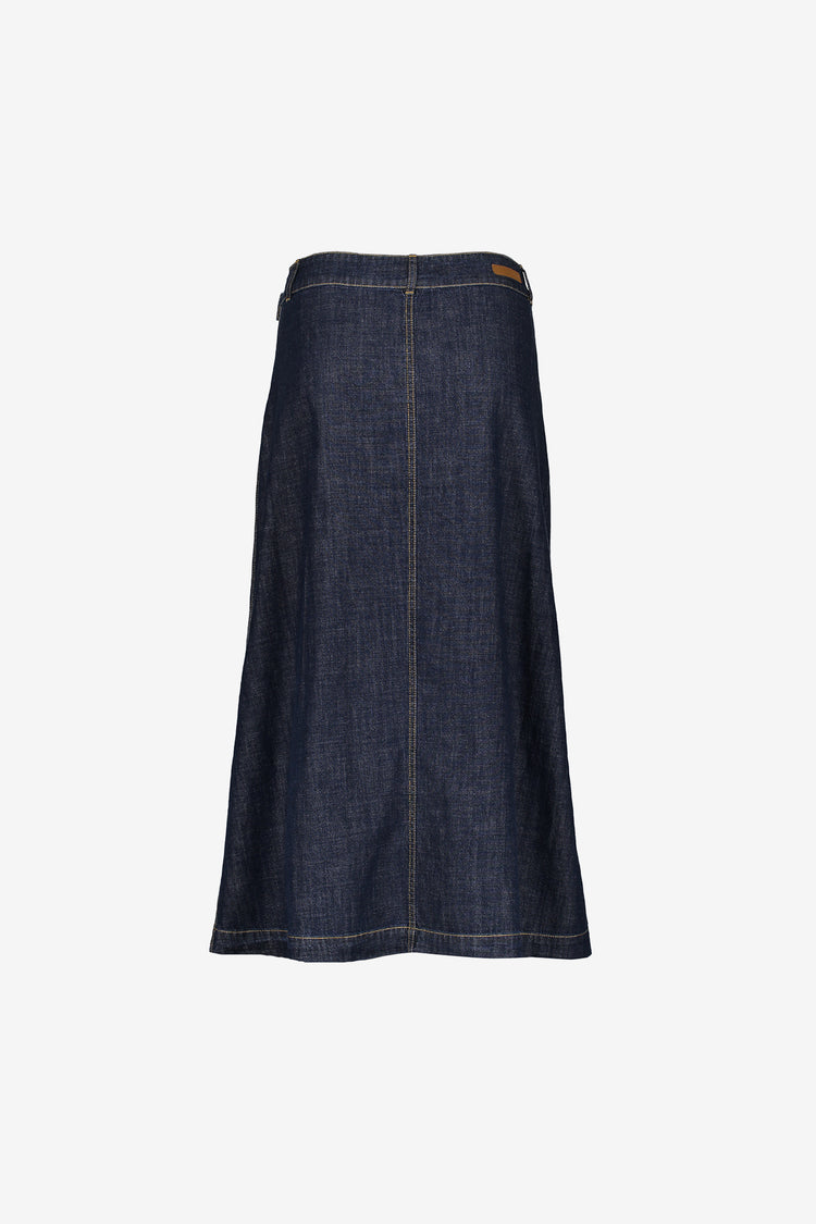 Geisha Damen-Denim-Wickelrock