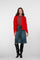 Geisha Damen-Midi-Jeansrock mit Schlitz