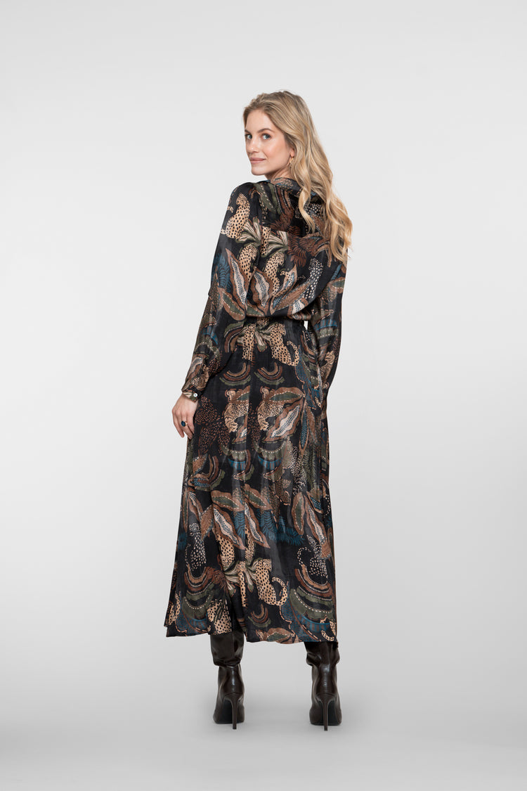 Geisha Damen-Maxirock mit Print